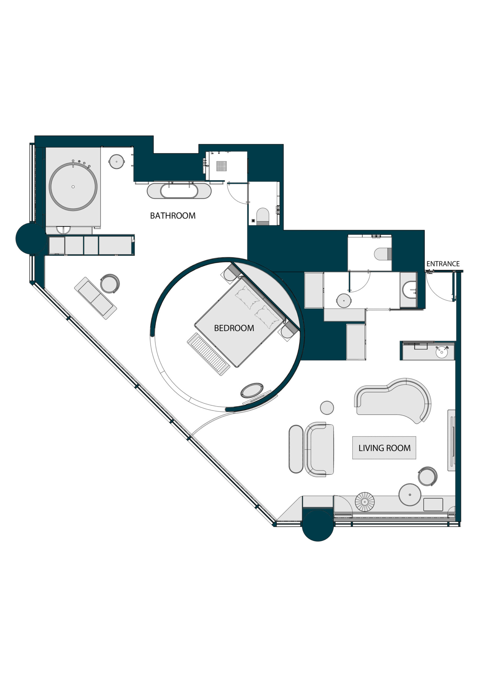 Corner Suite - Harbourview - Regent Hong Kong